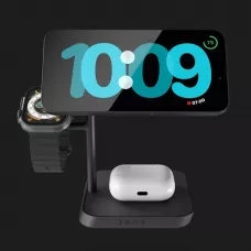 Безпровідна зарядка Zens 4-in-1 MagSafe + Watch Wireless Charging Station (ZEAPDC01/00) (Black)