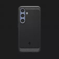 Чохол Spigen Rugged Armor MagSafe для Samsung Galaxy S25 (Matte Black)