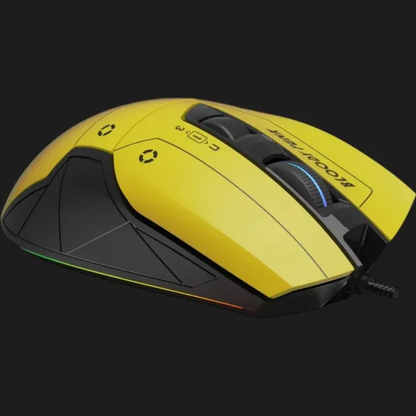 Ігрова миша Bloody W70 Max (Punk Yellow) (UA)